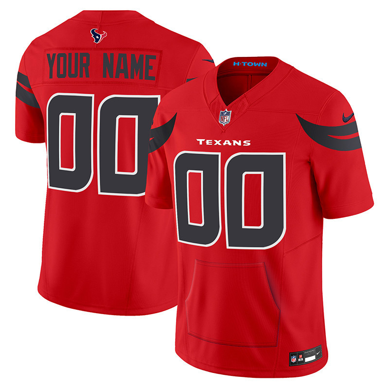 Houston Texans 2024 Vapor Hand Warmer Custom Jersey - All Stitched - Image 3