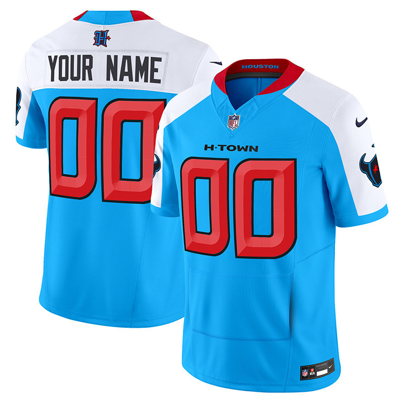 Houston Texans 2024 Vapor Hand Warmer Custom Jersey V2 - All Stitched - Image 4