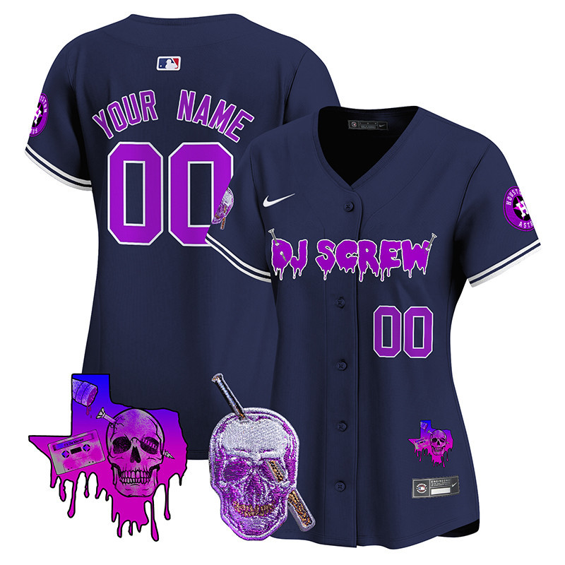 Astros DJ Screw Vapor Premier Limited Custom Jersey - All Stitched - Image 9