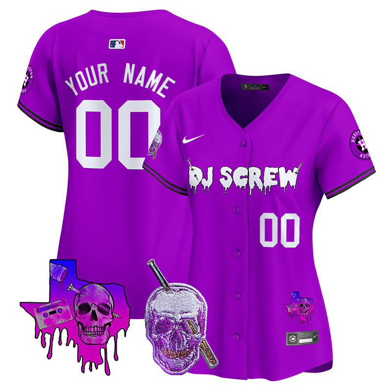 Astros DJ Screw Vapor Premier Limited Custom Jersey - All Stitched - Image 7