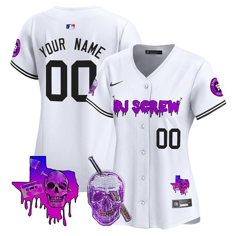 Astros DJ Screw Vapor Premier Limited Custom Jersey - All Stitched - Image 8