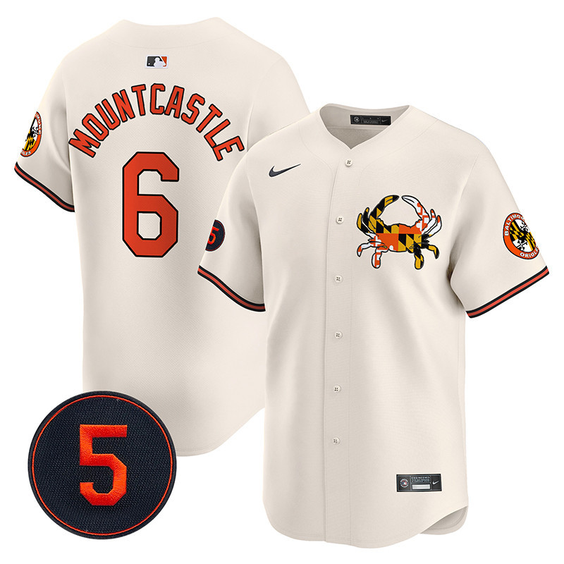 Men’s Baltimore Orioles Robinson Patch Vapor Premier Limited Jersey V3 - All Stitched - Image 3