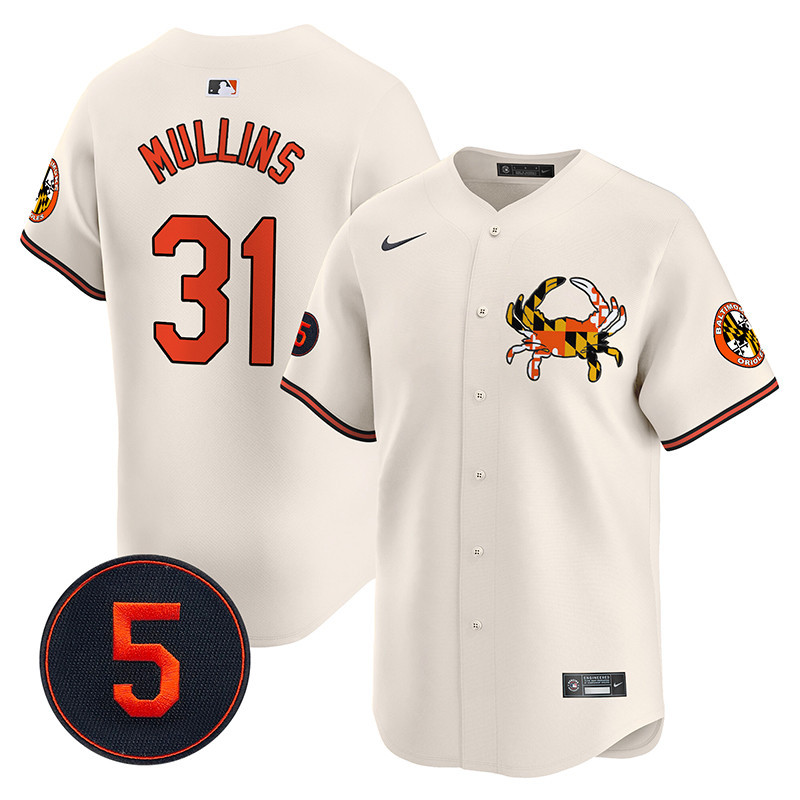 Men’s Baltimore Orioles Robinson Patch Vapor Premier Limited Jersey V3 - All Stitched - Image 4
