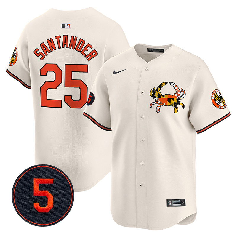 Men’s Baltimore Orioles Robinson Patch Vapor Premier Limited Jersey V3 - All Stitched - Image 5