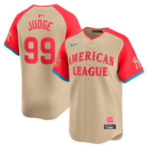American League 2024 All-Star Game Limited Jersey - Cream - All Stitched