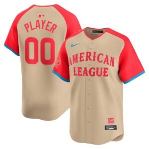 American League 2024 All-Star Game Limited Custom Jersey - Cream - All Stitched