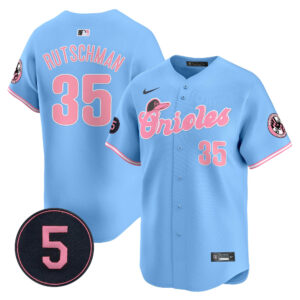 Unisex Baltimore Orioles Pastel Style Robinson Patch Vapor Premier Limited Jersey - All Stitched