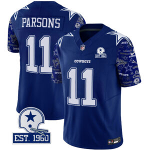 Men's Cowboys Pattern Style Vapor Limited Jersey - All Stitched