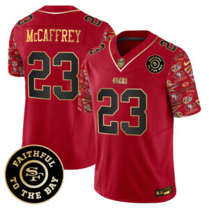 Men's 49ers Pattern Style Vapor Limited Jersey - All Stitched