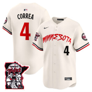 Men's Minnesota Twins Shaking Hands Patch Vapor Premier Limited Jersey - All Stitched