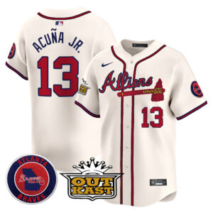 Men's Atlanta Braves Atliens Vapor Premier Limited Jersey V4 - All Stitched