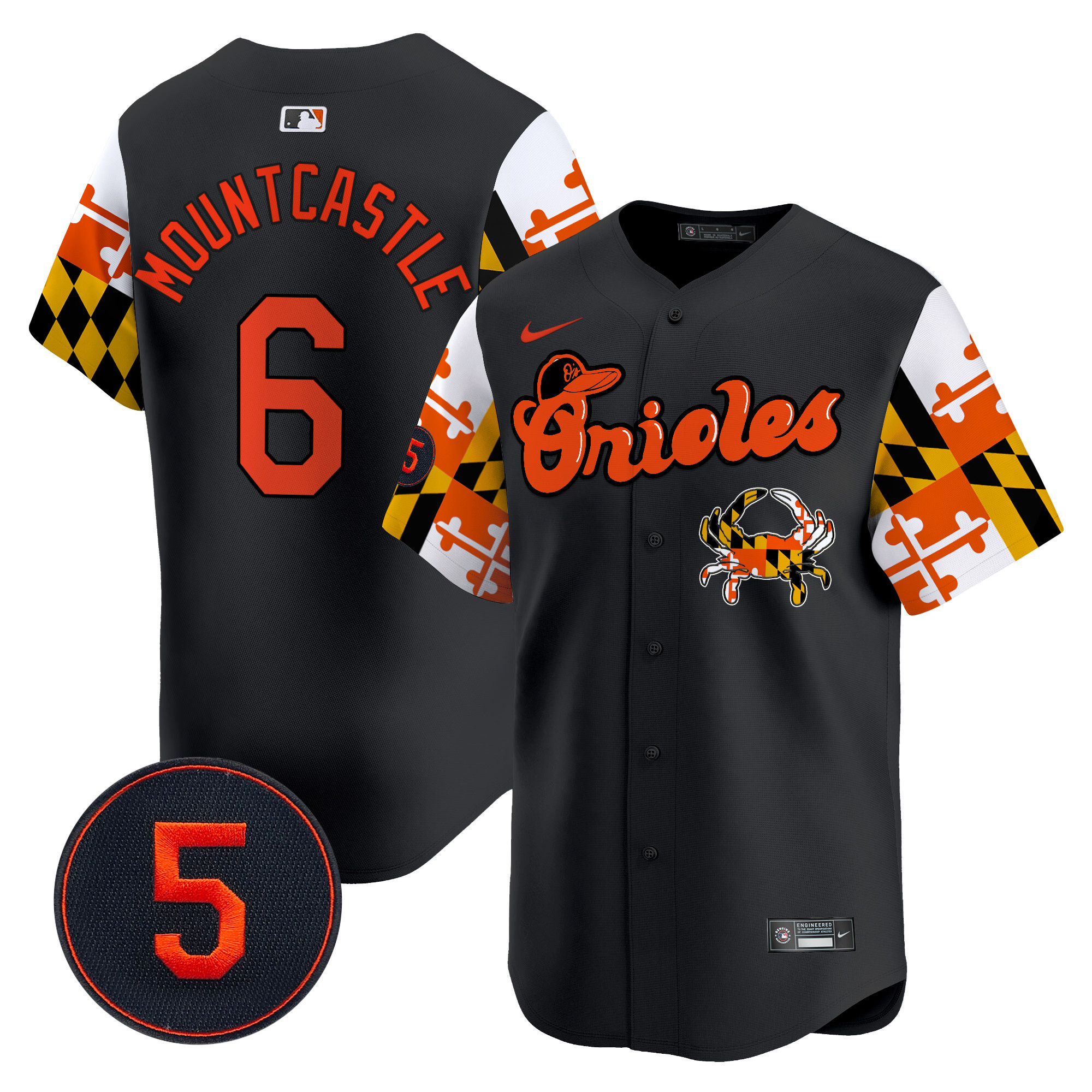 Men’s Baltimore Orioles Robinson Patch Vapor Premier Limited Jersey V7 - All Stitched - Image 19