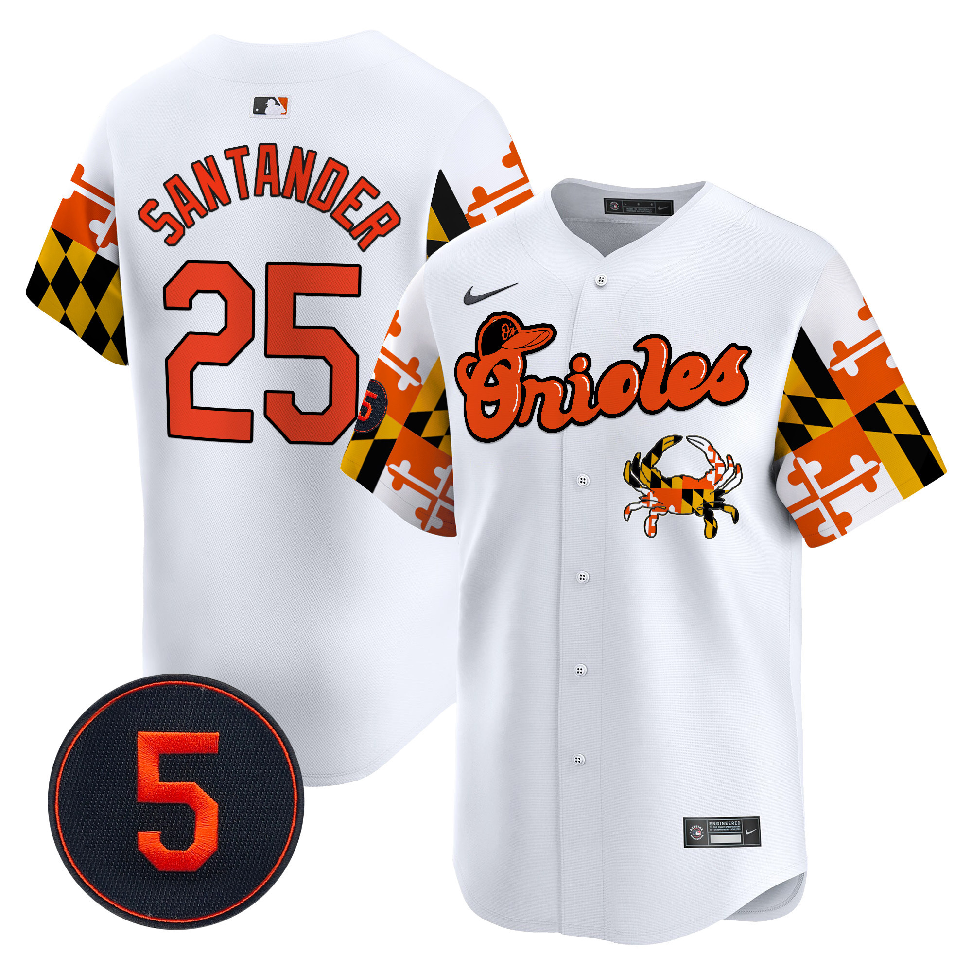 Men’s Baltimore Orioles Robinson Patch Vapor Premier Limited Jersey V7 - All Stitched - Image 13