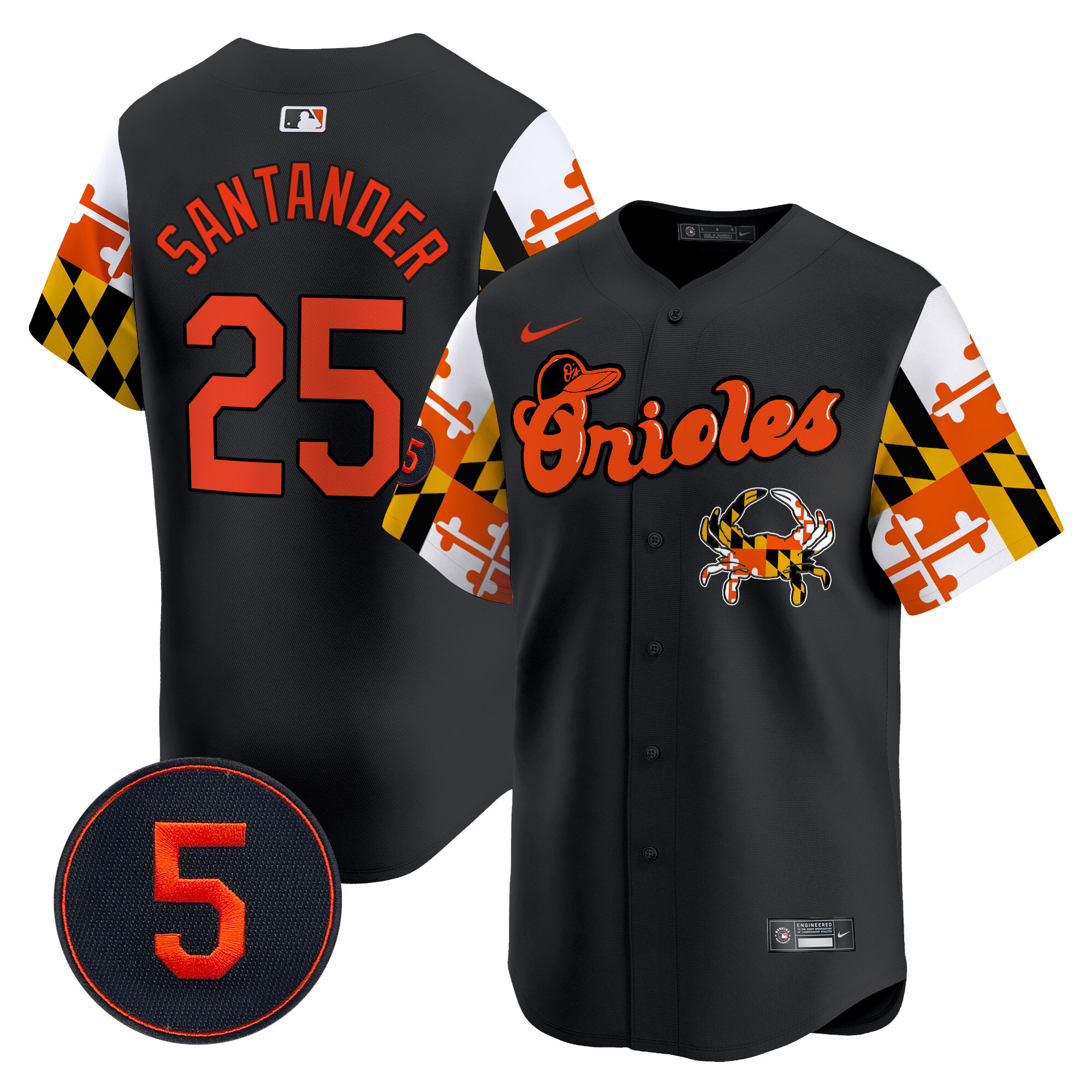 Men’s Baltimore Orioles Robinson Patch Vapor Premier Limited Jersey V7 - All Stitched - Image 21