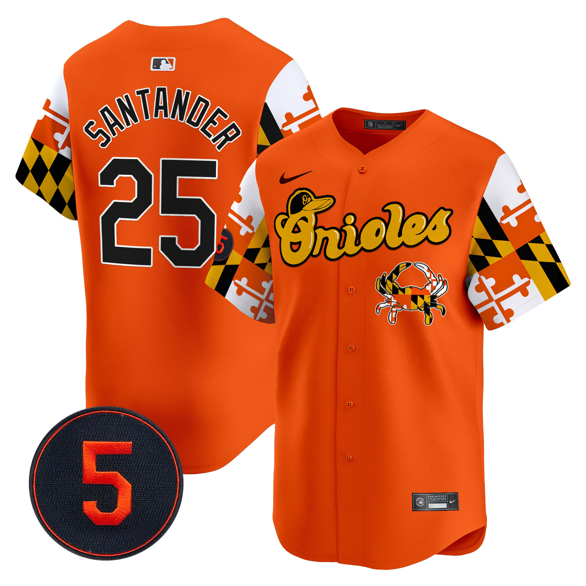 Men’s Baltimore Orioles Robinson Patch Vapor Premier Limited Jersey V7 - All Stitched - Image 29