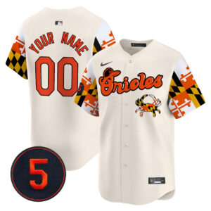 Baltimore Orioles Robinson Patch Vapor Premier Limited Custom Jersey V7 - All Stitched