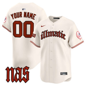 New York Yankees Nas Illmatic Vapor Premier Limited Custom Jersey - All Stitched