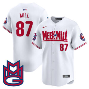 Men's Phillies Meek Mill Vapor Premier Limited Jersey - All Stitched