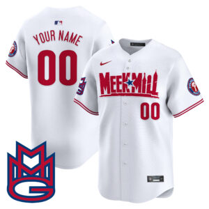 Phillies Meek Mill Vapor Premier Limited Custom Jersey - All Stitched