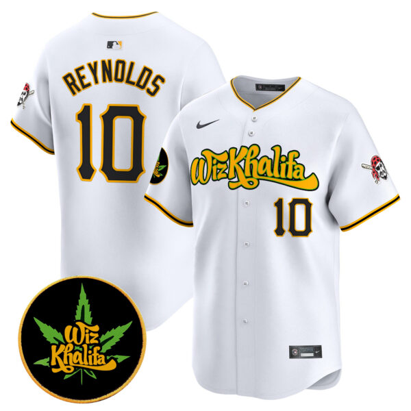 Men's Pittsburgh Pirates Wiz Khalifa Vapor Premier Limited Jersey - All Stitched - Image 2