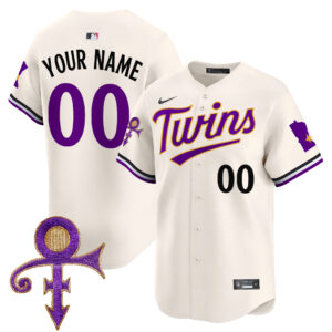 Minnesota Twins Prince Patch Vapor Premier Limited Custom Jersey V3 - All Stitched