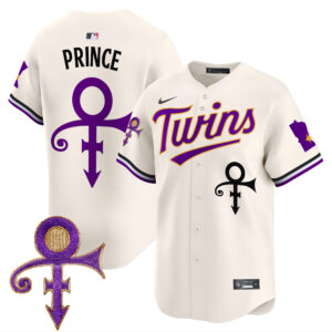 Men's Minnesota Twins Prince Patch Vapor Premier Limited Jersey V3 - All Stitched