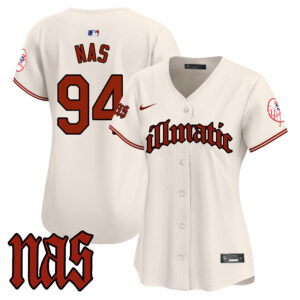 Women's New York Yankees Nas Illmatic Vapor Premier Limited Jersey - All Stitched