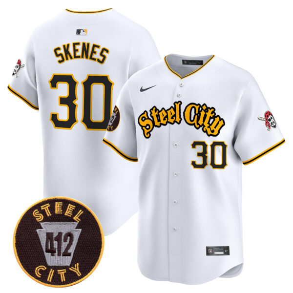 Men's Pittsburgh Pirates 412 Patch Vapor Premier Limited Jersey V5 - All Stitched - Image 16