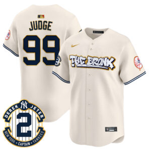 Men's New York Yankees The Bronx Graffiti Gold Trim Vapor Premier Limited Jersey - All Stitched