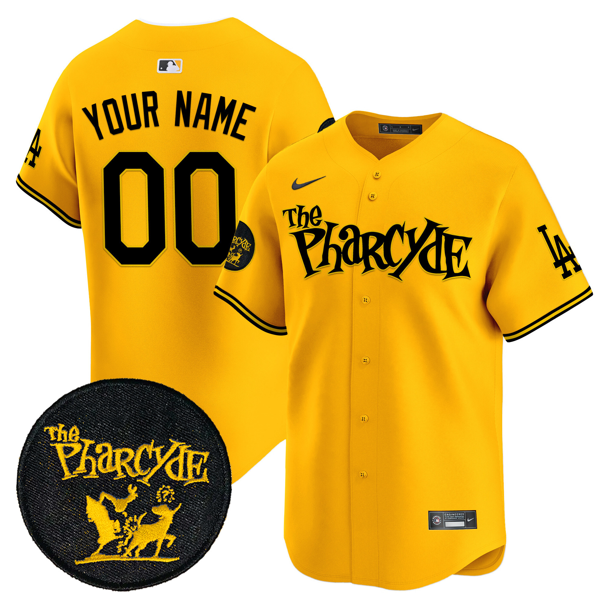 Dodgers The Pharcyde Vapor Premier Limited Custom Jersey - All Stitched - Image 4