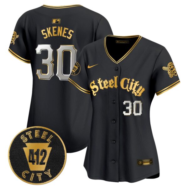 Women's Pittsburgh Pirates 412 Patch Vapor Premier Limited Jersey V5 - All Stitched - Image 4