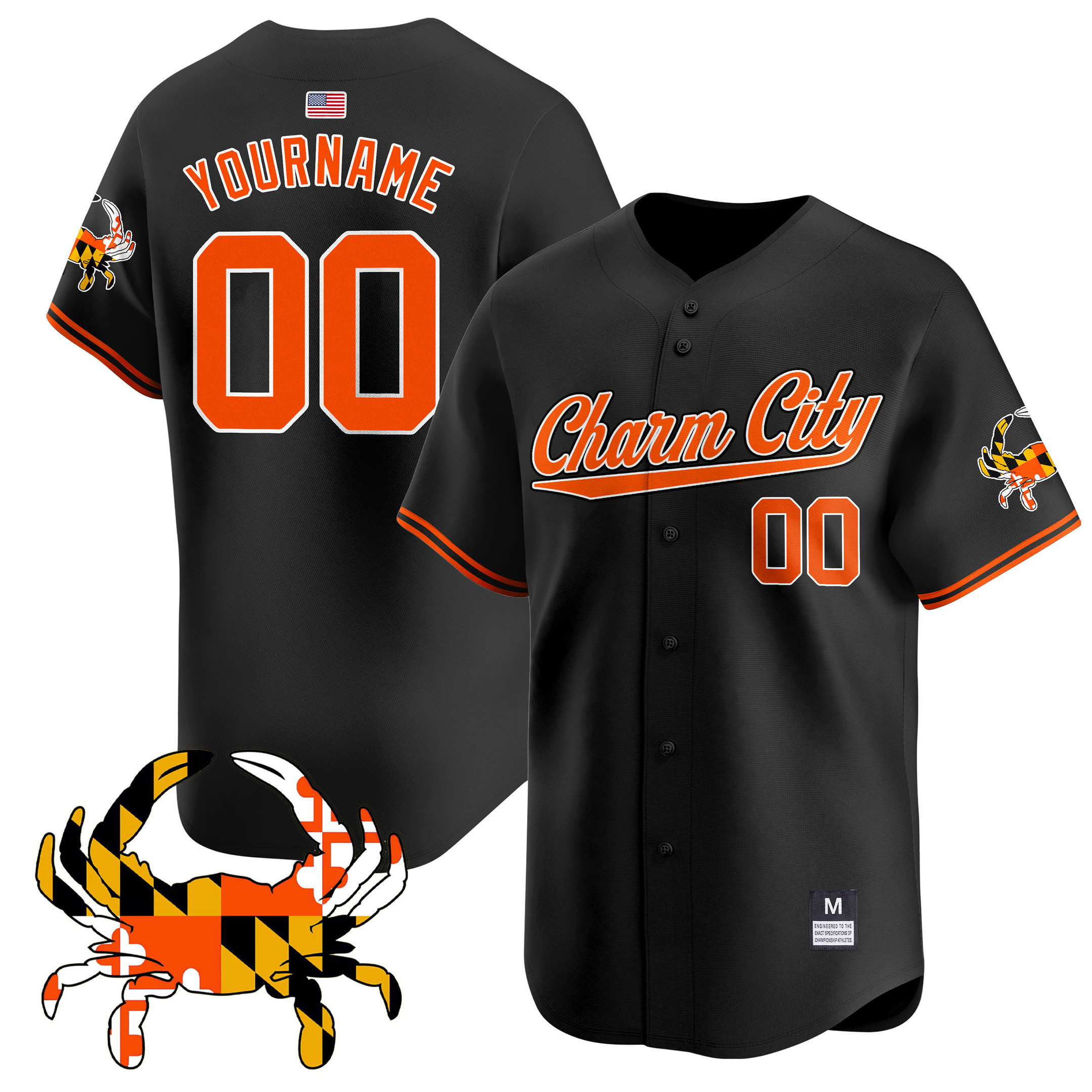 Charm City Vapor Premier Limited Jersey - All Stitched - Image 3