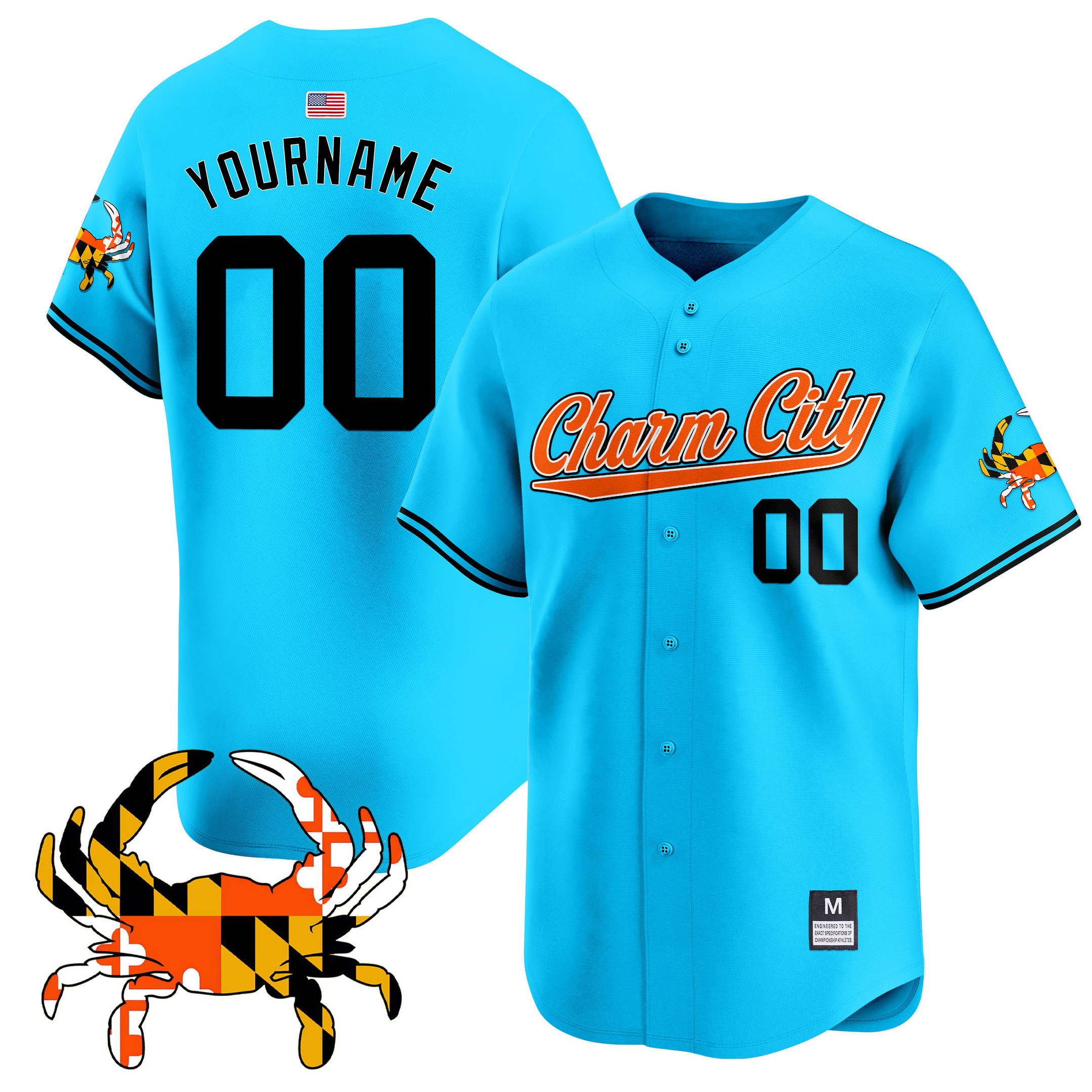 Charm City Vapor Premier Limited Jersey - All Stitched - Image 6