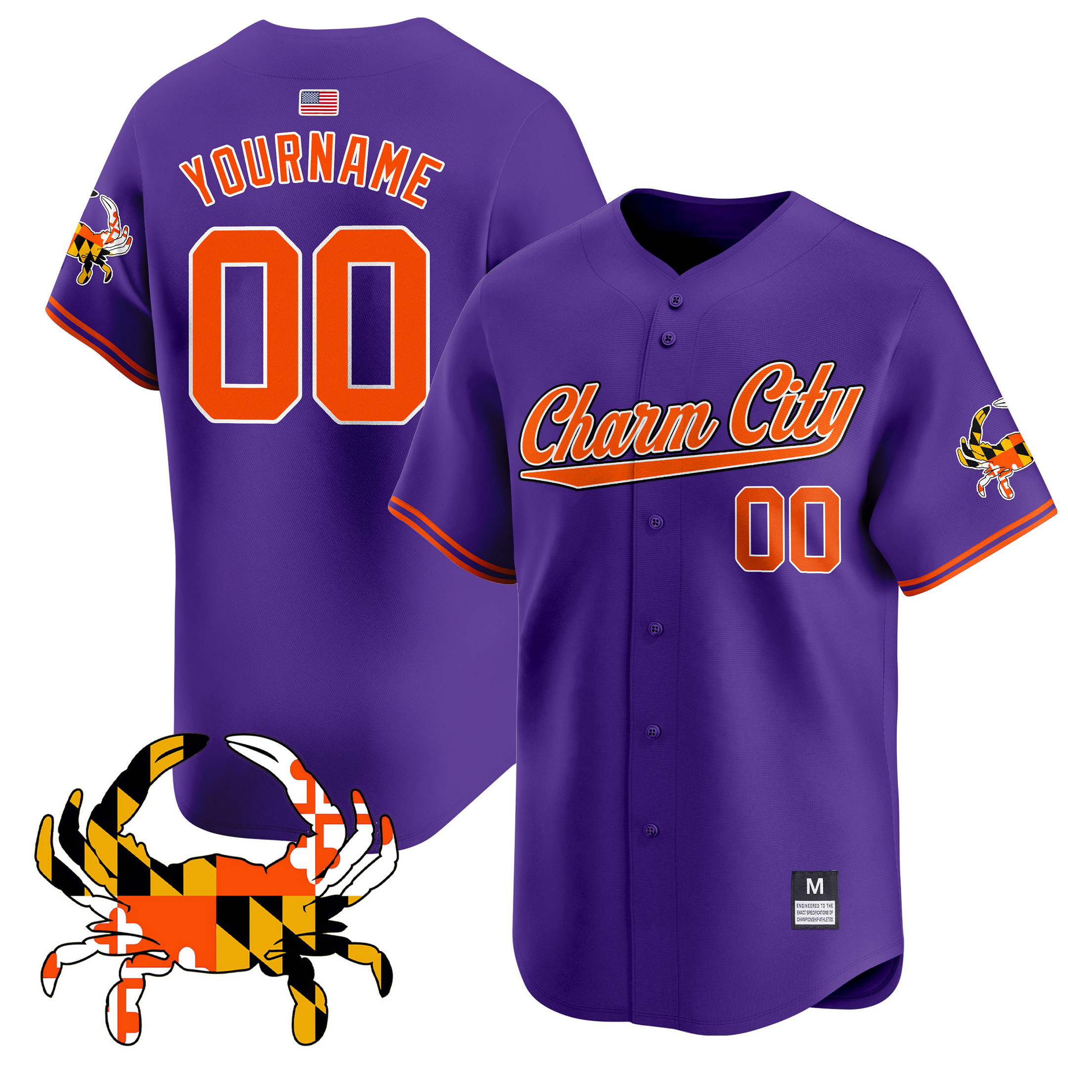 Charm City Vapor Premier Limited Jersey - All Stitched - Image 2