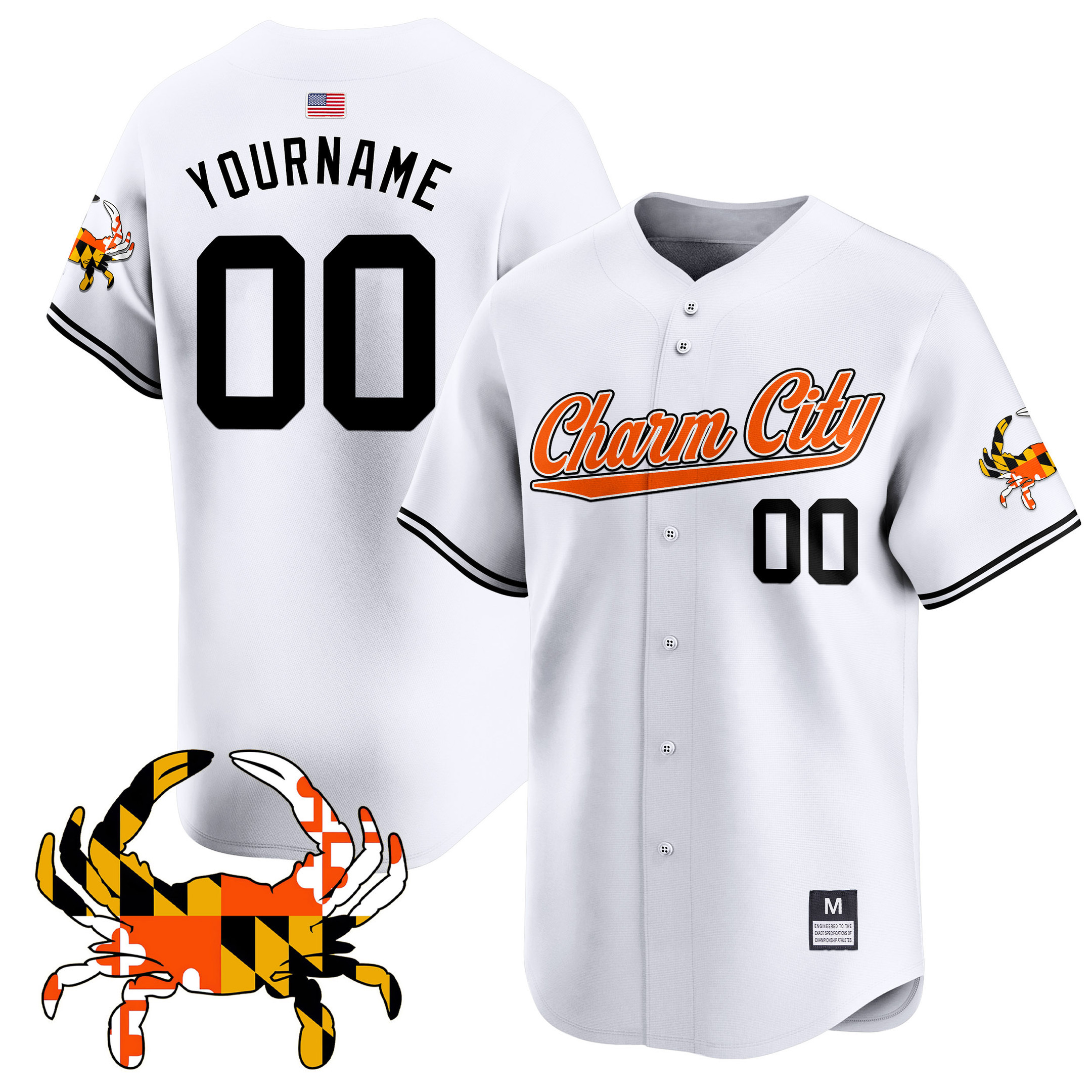 Charm City Vapor Premier Limited Jersey - All Stitched - Image 4