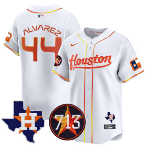 Men's Astros Space City 713 Patch Vapor Premier Limited Jersey - All Stitched