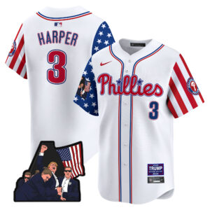 Men's Phillies Make American Great Again Vapor Premier Limited Jersey - All Stitched