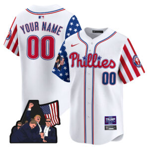Phillies Make American Great Again Vapor Premier Limited Custom Jersey - All Stitched