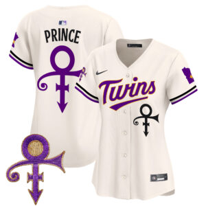 Women's Minnesota Twins Prince Patch Vapor Premier Limited Jersey V3 - All Stitched