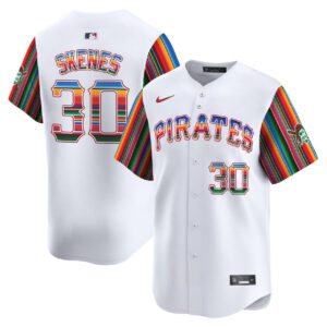 Paul Skenes Pittsburgh Pirates Mexico White Premier Limited Jersey - All Stitched