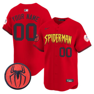 New York Yankees Spider-Man Vapor Premier Limited Custom Jersey - All Stitched