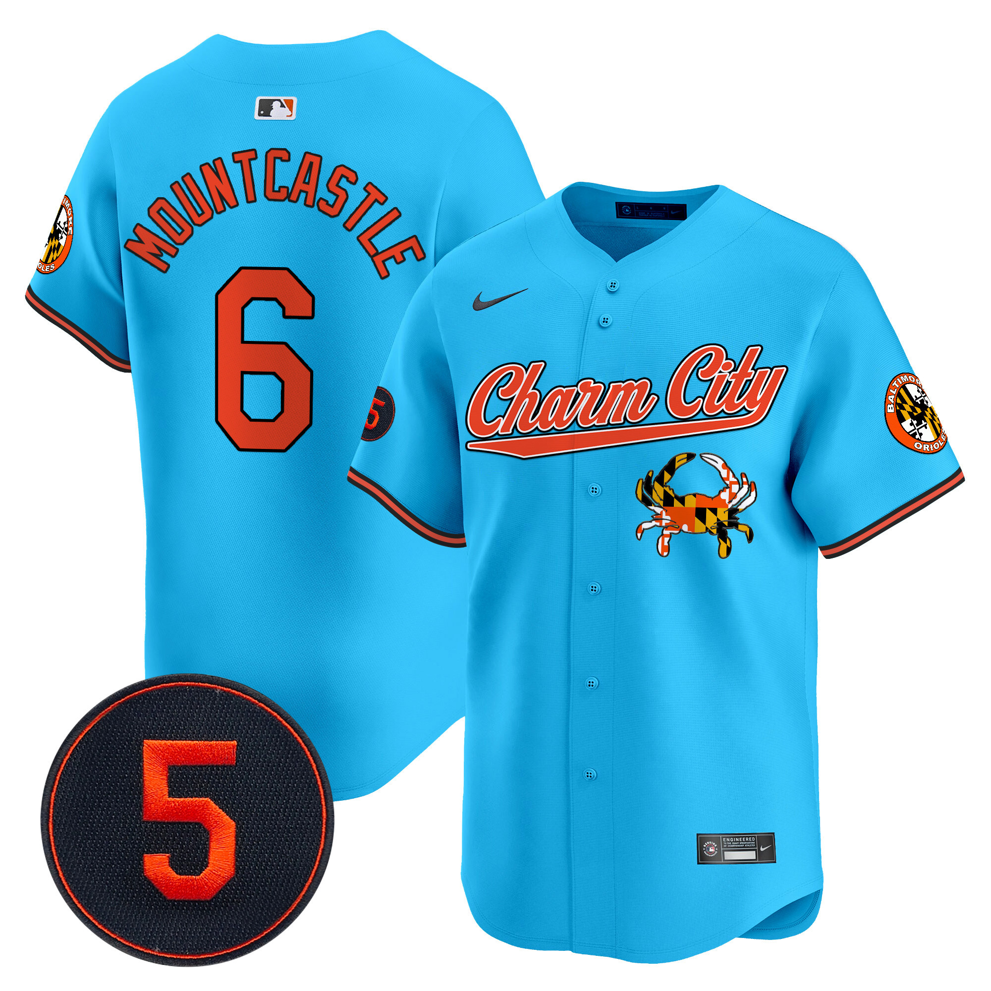 Men’s Baltimore Orioles Robinson Patch Vapor Premier Limited Jersey V8 - All Stitched - Image 39