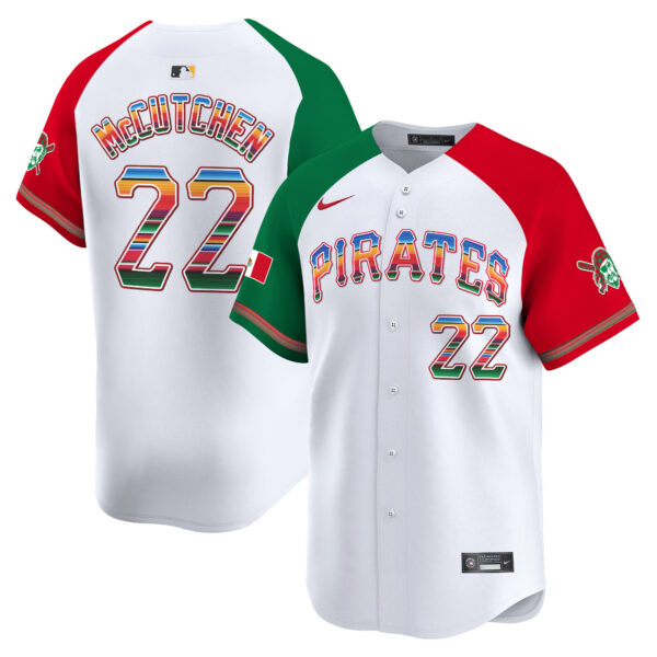 Men's Pittsburgh Pirates Mexico Vapor Premier Limited Jersey - All Stitched - Image 37
