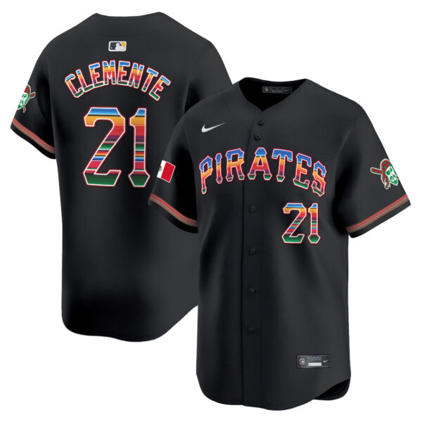Men's Pittsburgh Pirates Mexico Vapor Premier Limited Jersey - All Stitched - Image 19