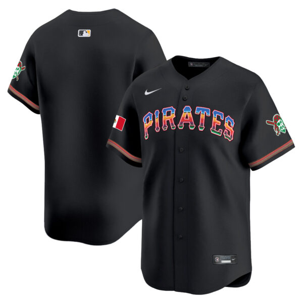Men's Pittsburgh Pirates Mexico Vapor Premier Limited Jersey - All Stitched - Image 21