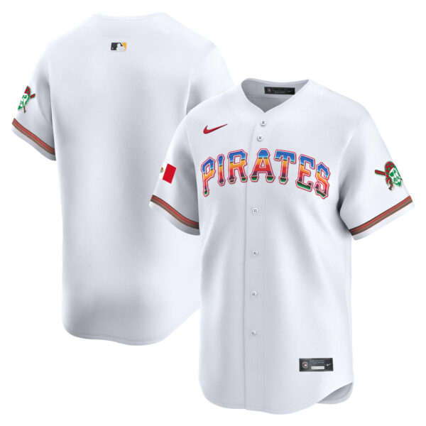 Men's Pittsburgh Pirates Mexico Vapor Premier Limited Jersey - All Stitched - Image 14