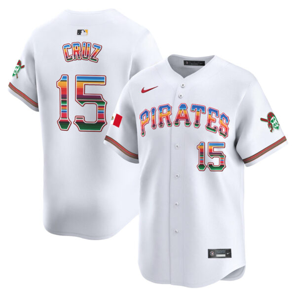 Men's Pittsburgh Pirates Mexico Vapor Premier Limited Jersey - All Stitched - Image 10