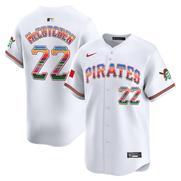 Men's Pittsburgh Pirates Mexico Vapor Premier Limited Jersey - All Stitched - Image 9