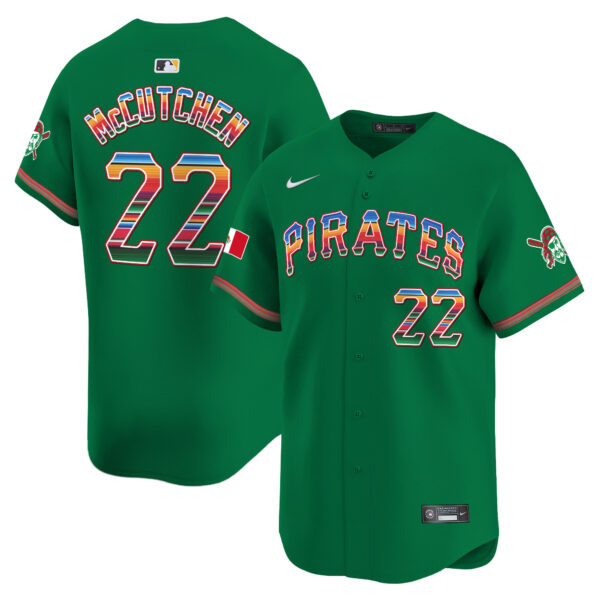 Men's Pittsburgh Pirates Mexico Vapor Premier Limited Jersey - All Stitched - Image 23