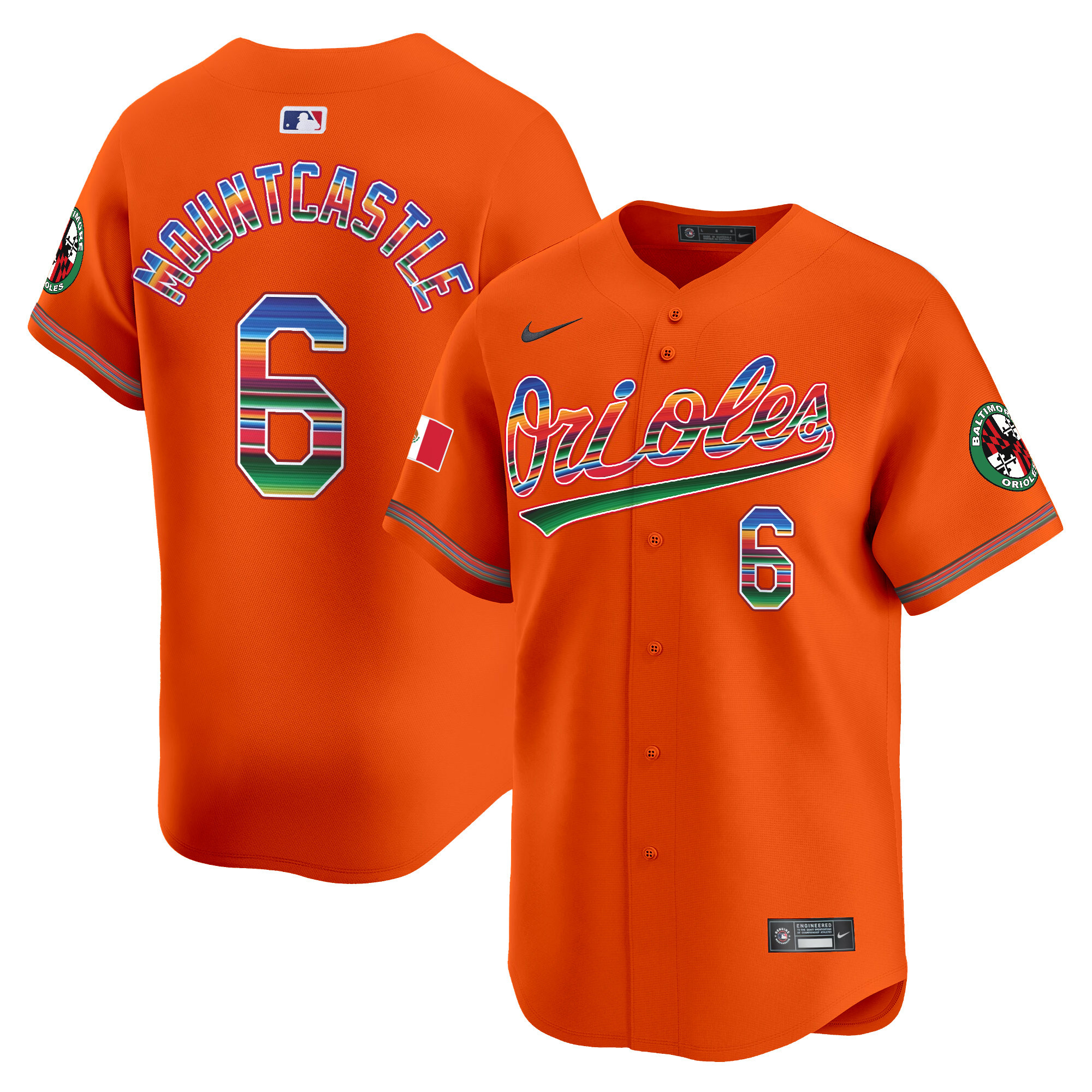Men's Baltimore Orioles Mexico Vapor Premier Limited Jersey - All Stitched - Image 39